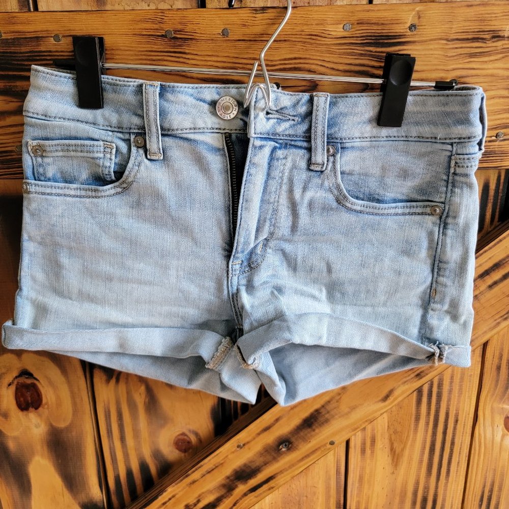 American Eagle Shortie Next Level Stretch Denim Shorts